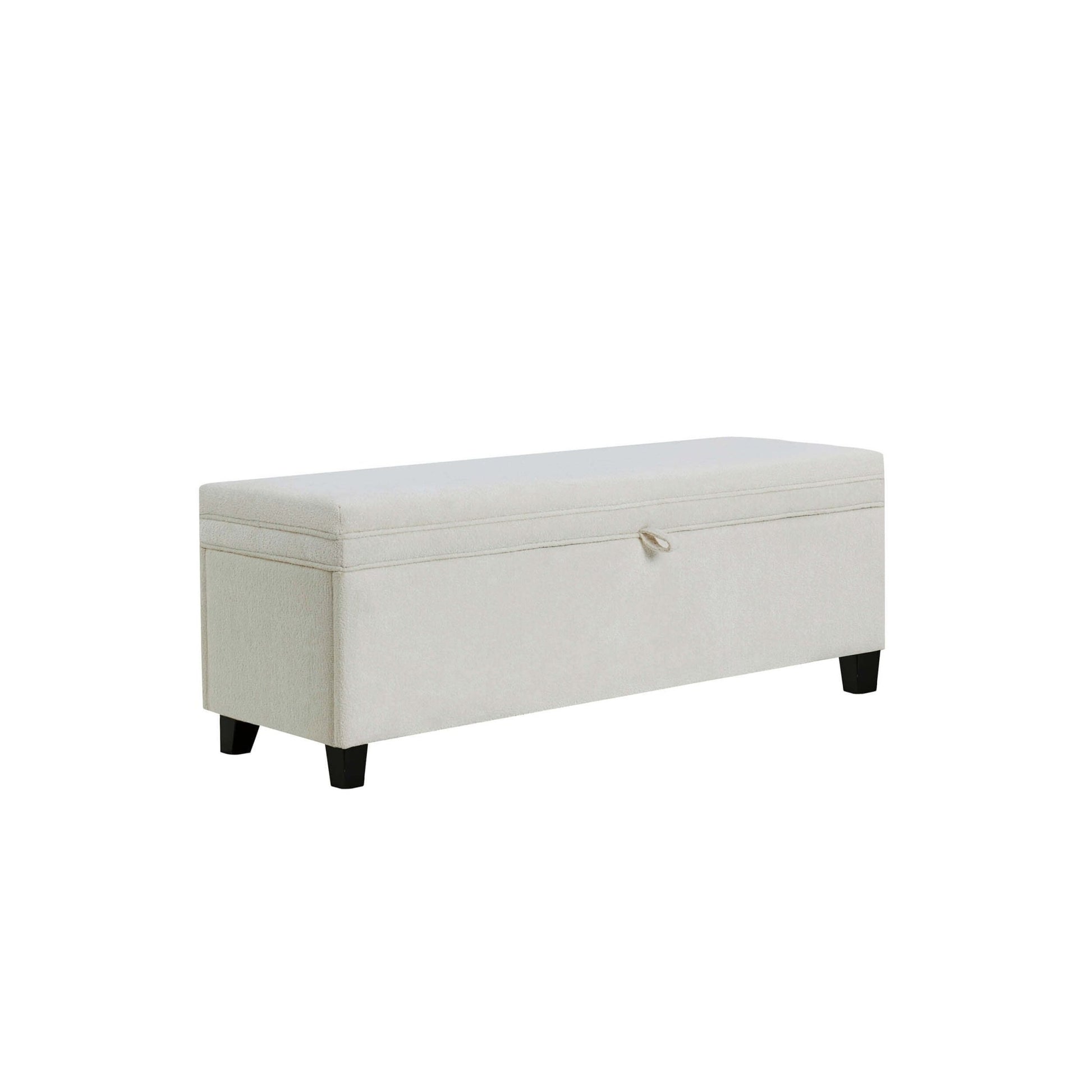 Windermere Storage Ottoman - Chenille Ecru - DUSK