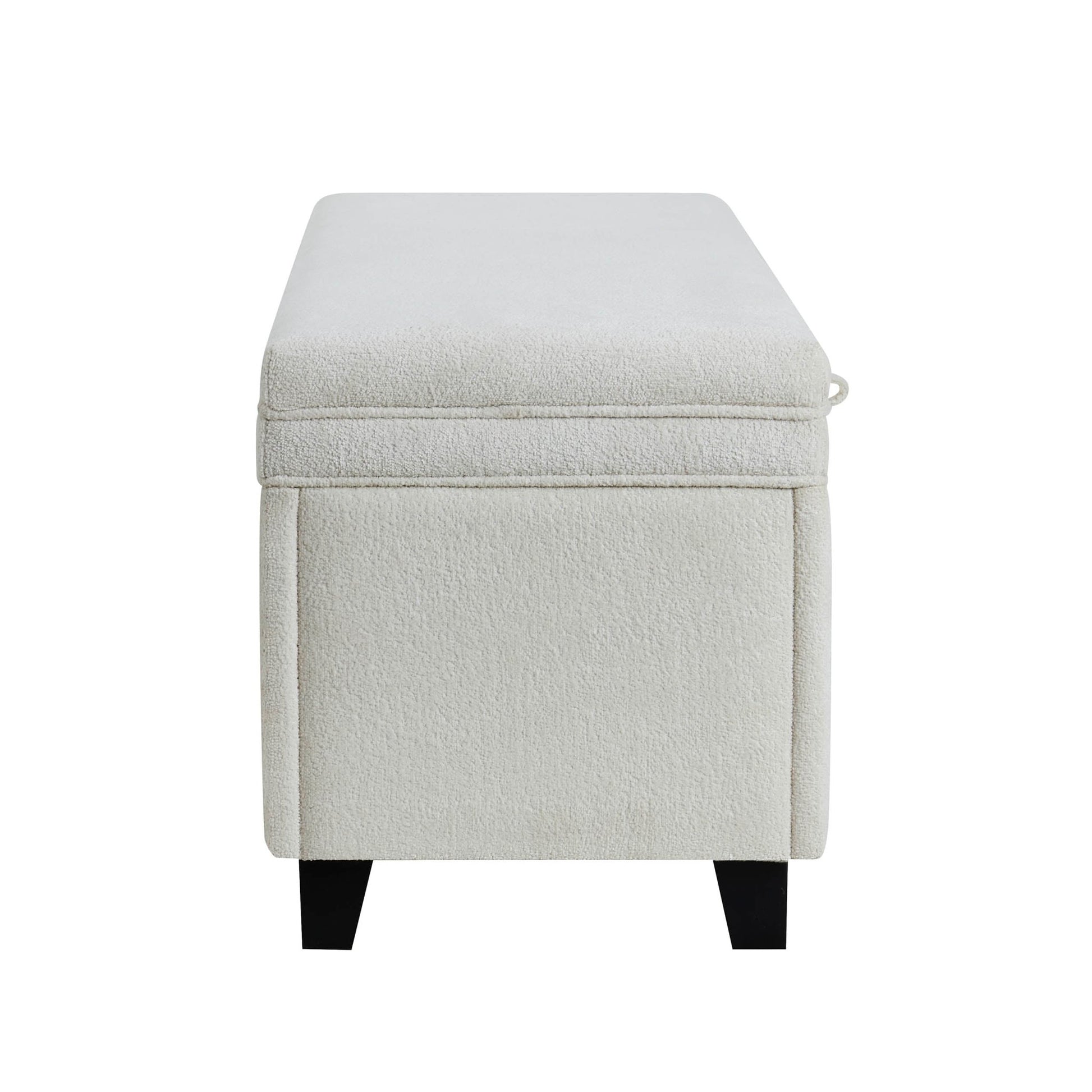 Windermere Storage Ottoman - Chenille Ecru - DUSK