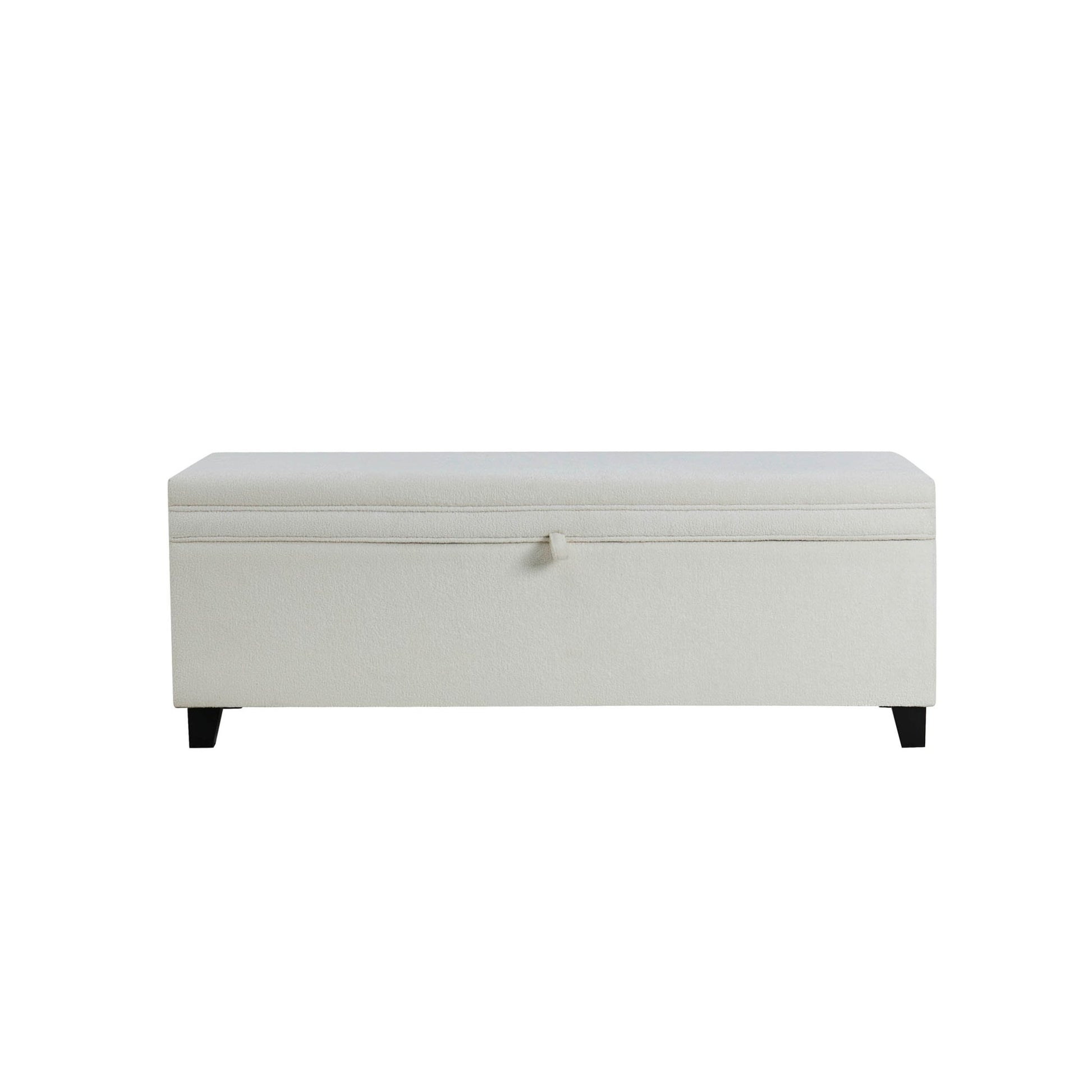 Windermere Storage Ottoman - Chenille Ecru - DUSK