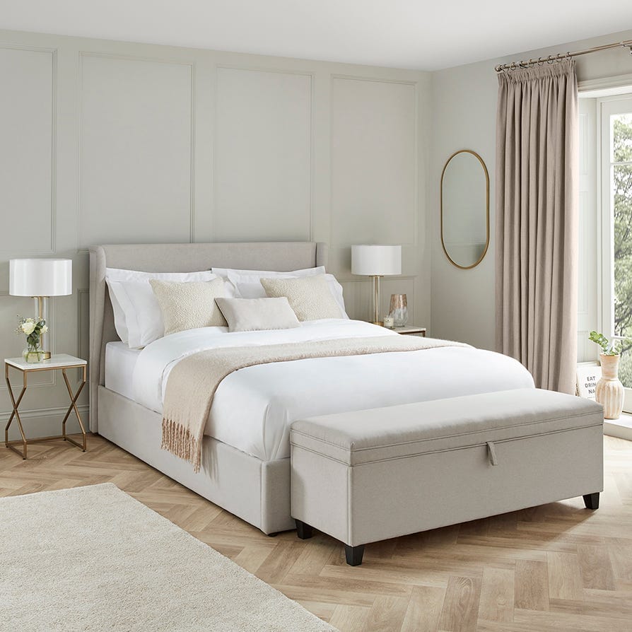Windermere Storage Ottoman - Natural - DUSK