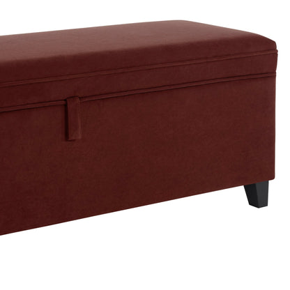 Windermere Storage Ottoman - Rust - DUSK