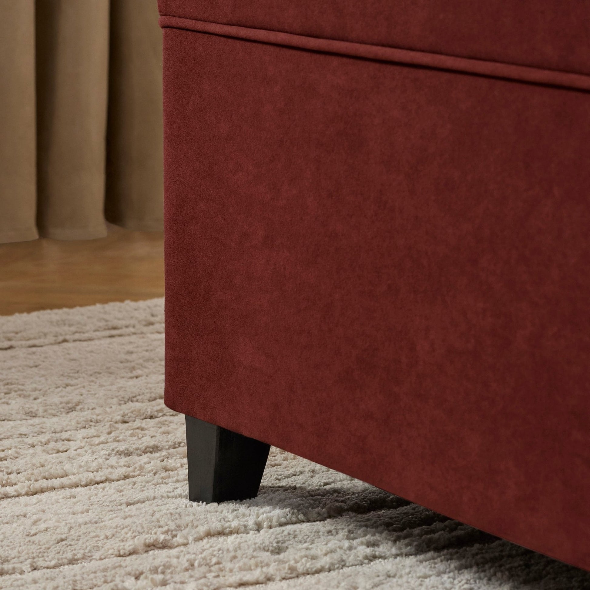 Windermere Storage Ottoman - Rust - DUSK