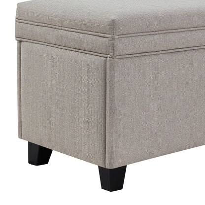 Windermere Storage Ottoman - Stone Grey - DUSK