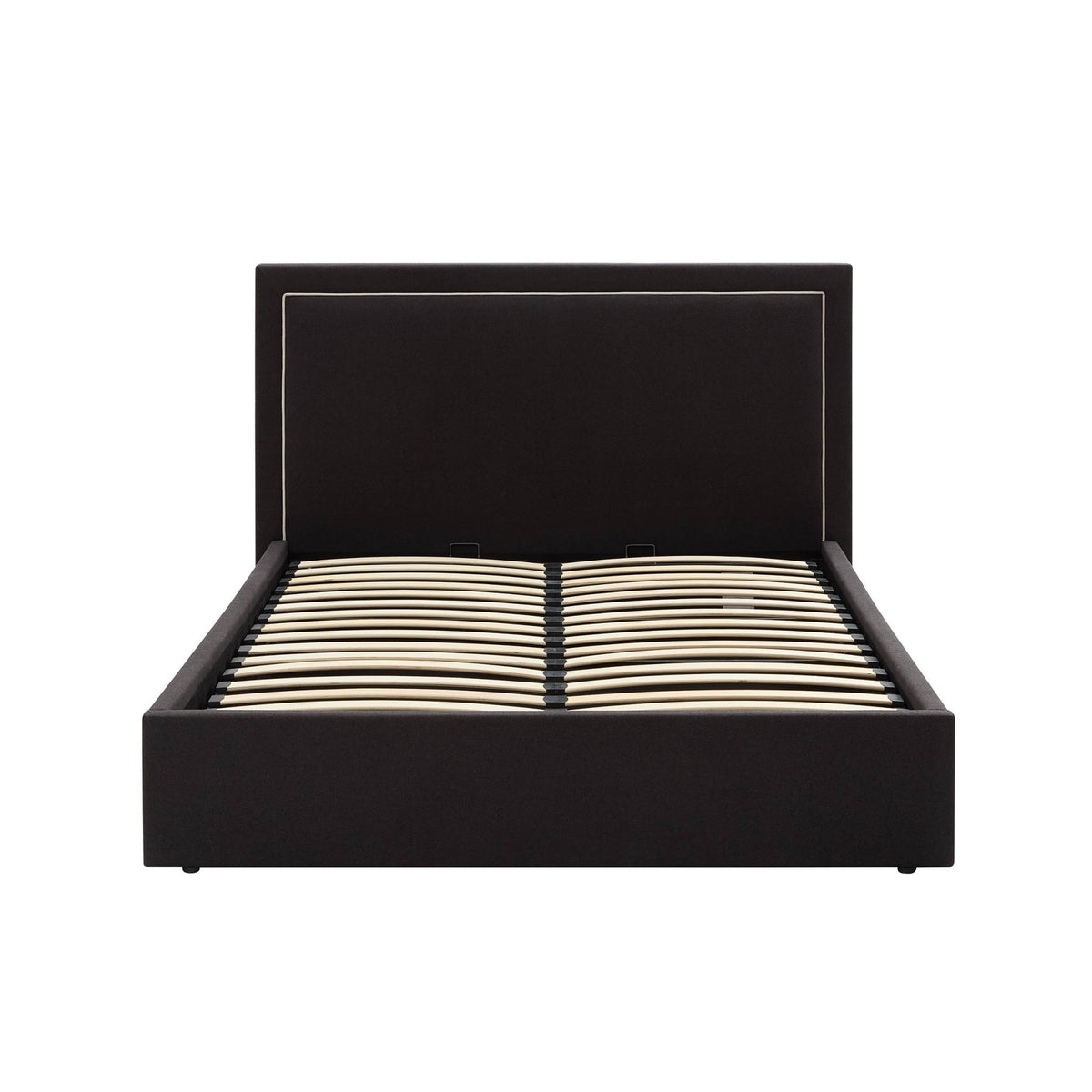 Windsor Ottoman Storage Bed - Black/Natural - DUSK