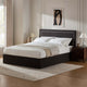 Windsor Ottoman Storage Bed - Black/Natural - DUSK