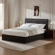 Windsor Ottoman Storage Bed - Black/Natural - DUSK