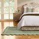 Wool Scallop Edge Rug - Sage - DUSK