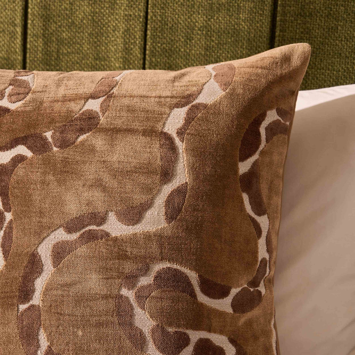 Yara Velvet Cushion Cushion Cover - Taupe - DUSK