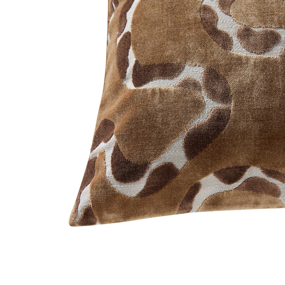 Yara Velvet Sofa Cushion Cover - Taupe - DUSK