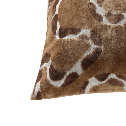 Yara Velvet Sofa Cushion Cover - Taupe - DUSK