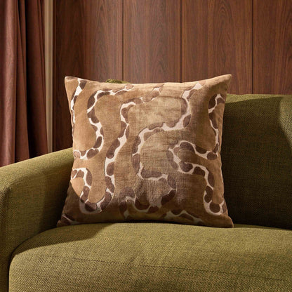 Yara Velvet Sofa Cushion Cover - Taupe - DUSK