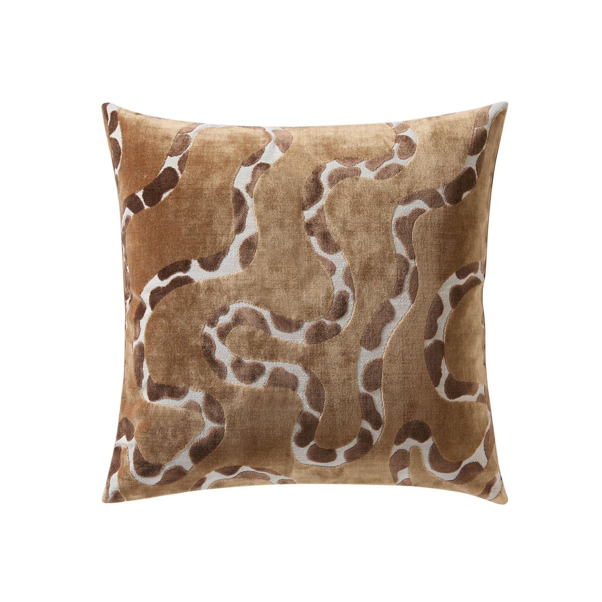 Yara Velvet Sofa Cushion Cover - Taupe - DUSK