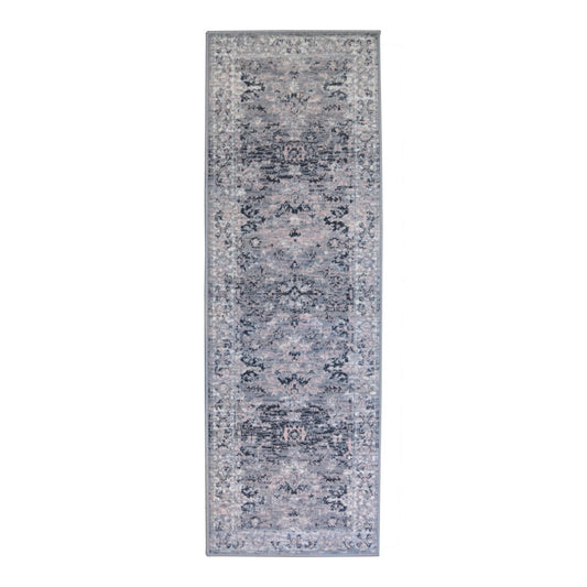 Yasmin Persian Style Rug - Grey/Pink - DUSK