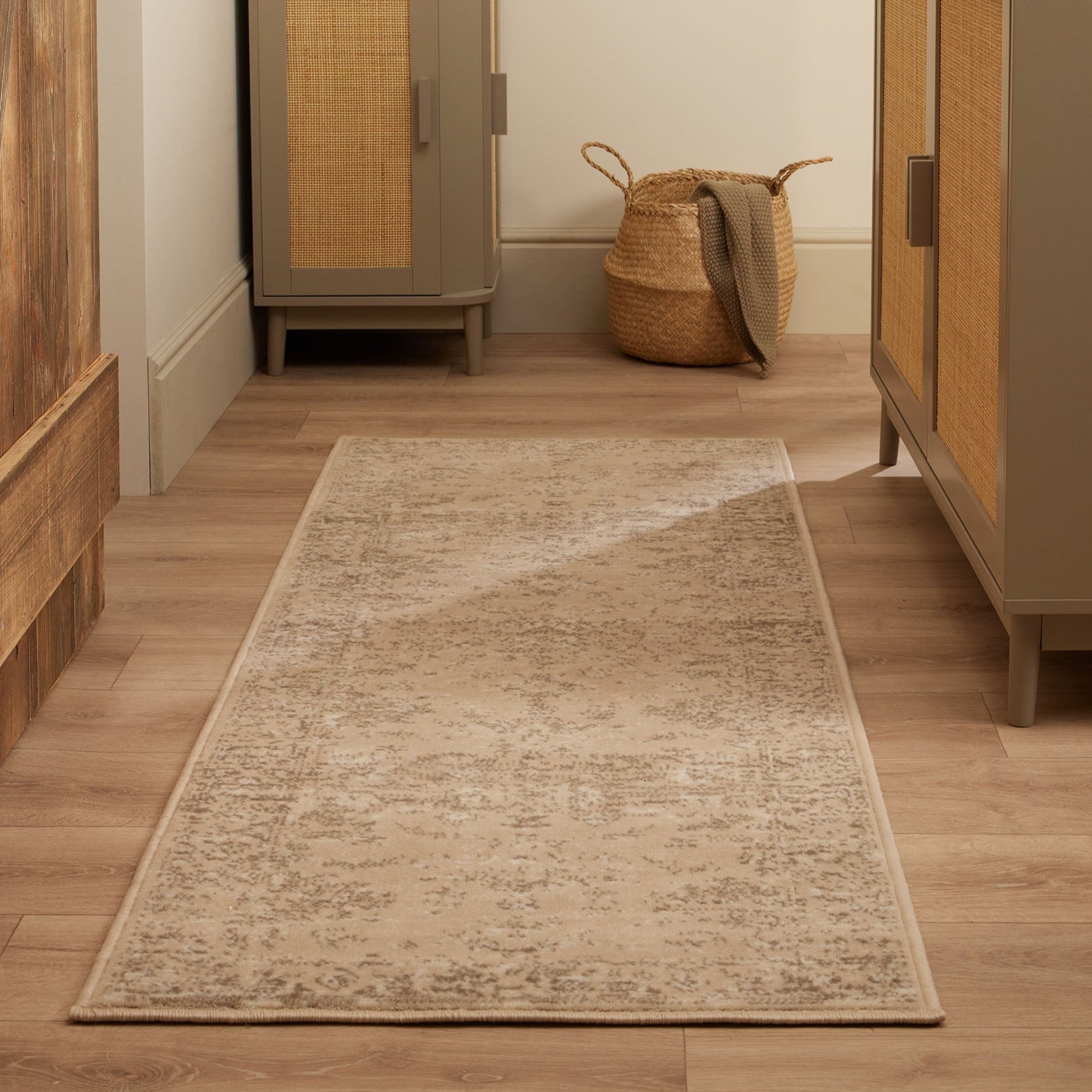 Yasmin Persian Style Runner Rug - 67 x 200cm - Natural - DUSK