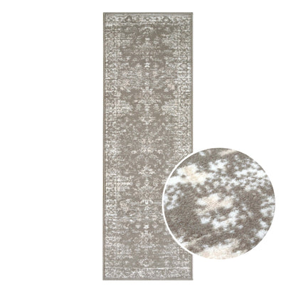 Yasmin Persian Style Runner Rug - Light Grey - DUSK