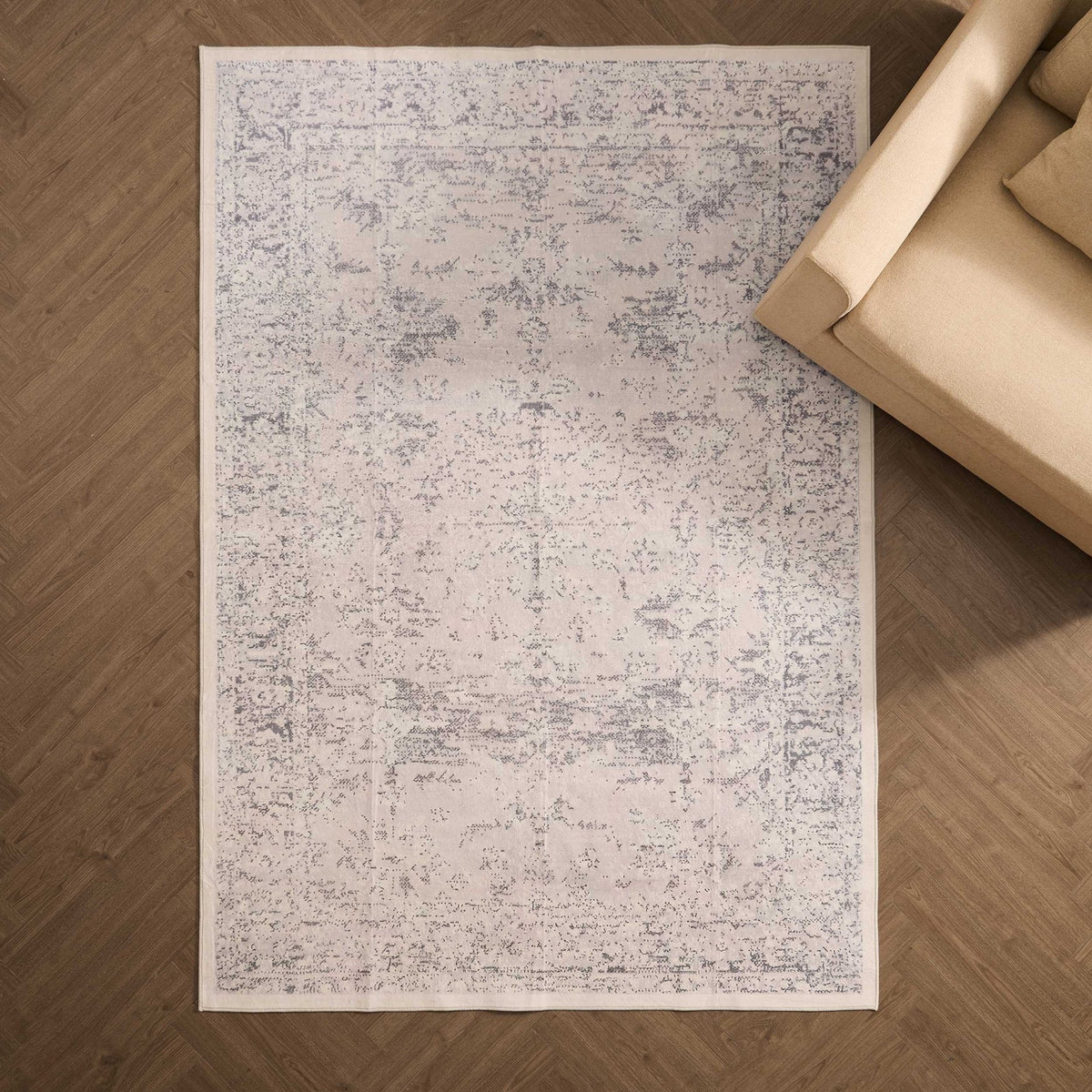 Zahra Persian Style Machine Washable Rug - Natural - DUSK