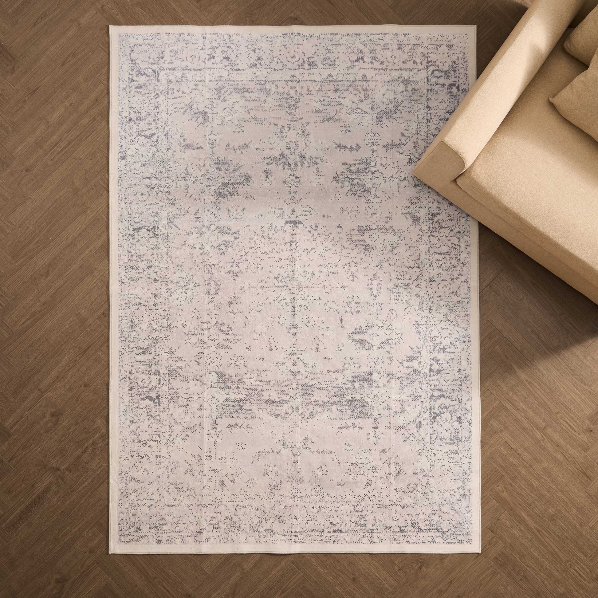 Zahra Persian Style Machine Washable Rug - Natural - DUSK