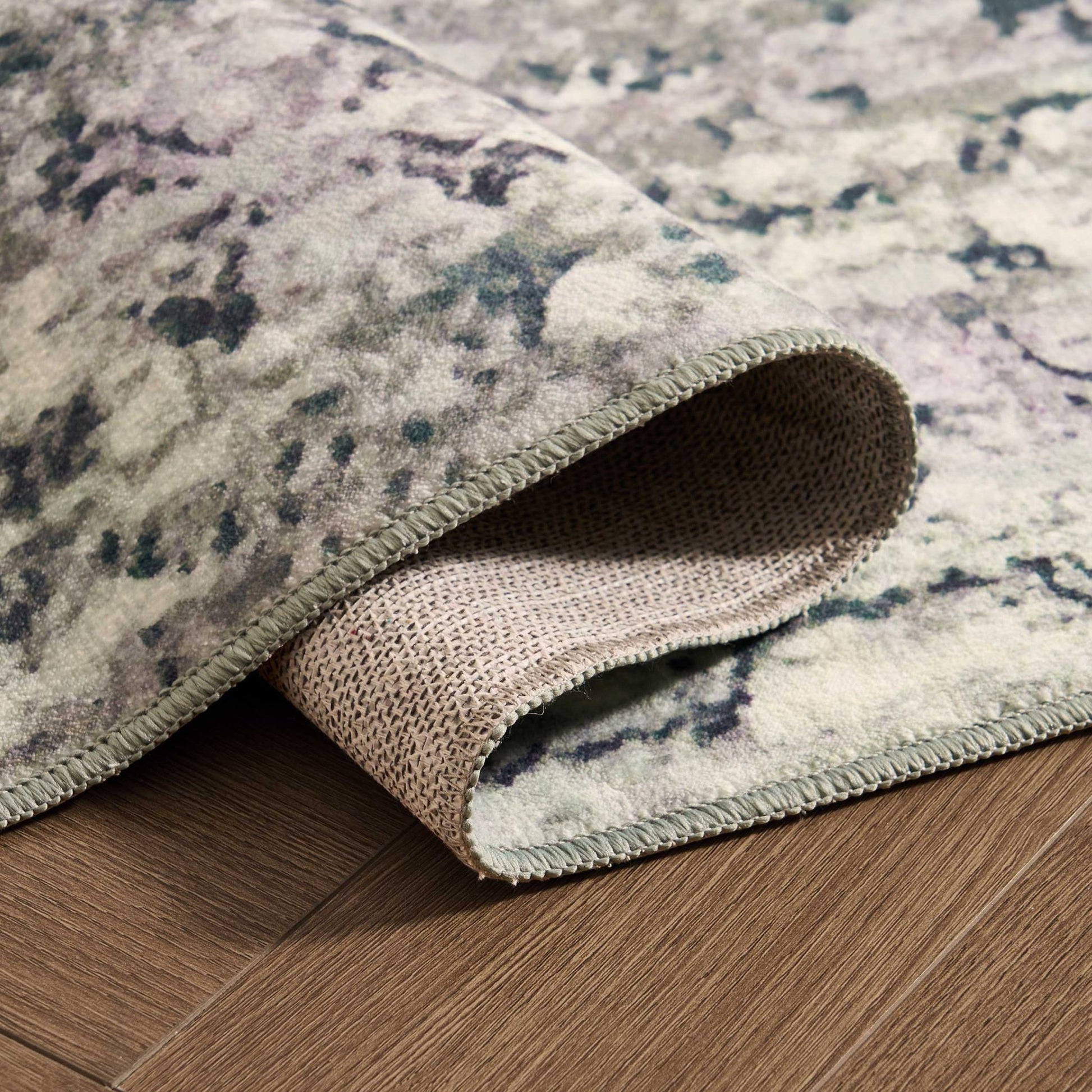 Zahra Persian Style Machine Washable Rug - Sage - DUSK