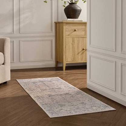 Zahra Persian Style Machine Washable Runner - Natural - DUSK