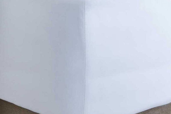200 Thread Count Percale Fitted Sheet - White - DUSK