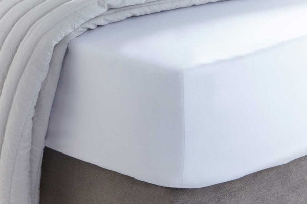 400 Thread Count Fitted Sheet - White - DUSK