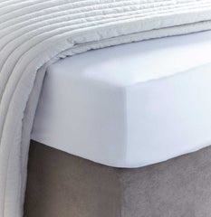 400 Thread Count Fitted Sheet - White - DUSK