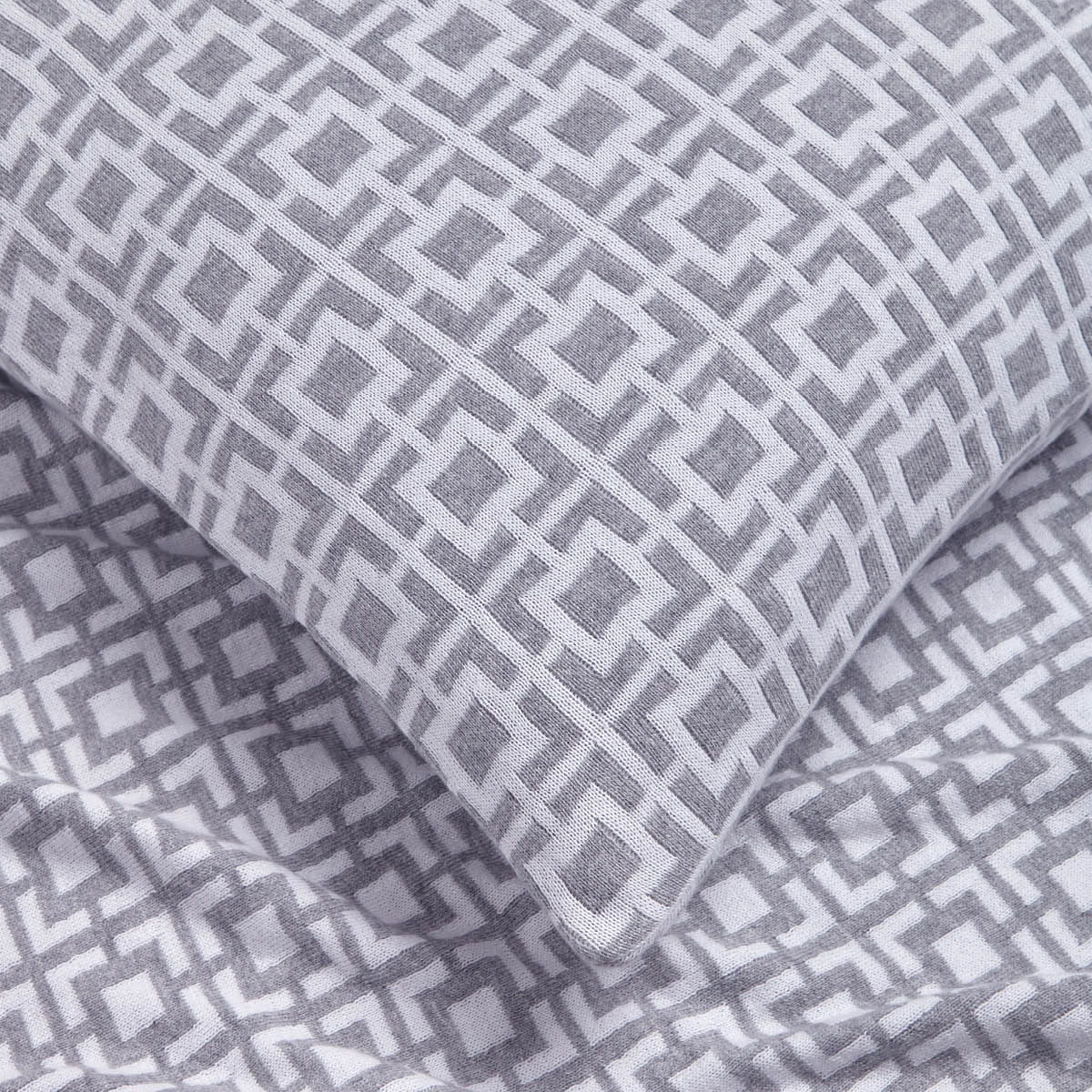 Alexandria Cushion Cover - Grey/White - DUSK