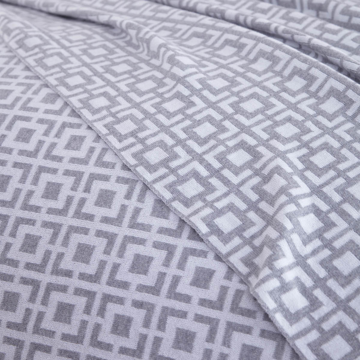 Alexandria Cushion Cover - Grey/White - DUSK