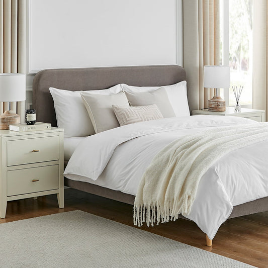 Ascot Bed Frame - Cool Taupe - DUSK 1200