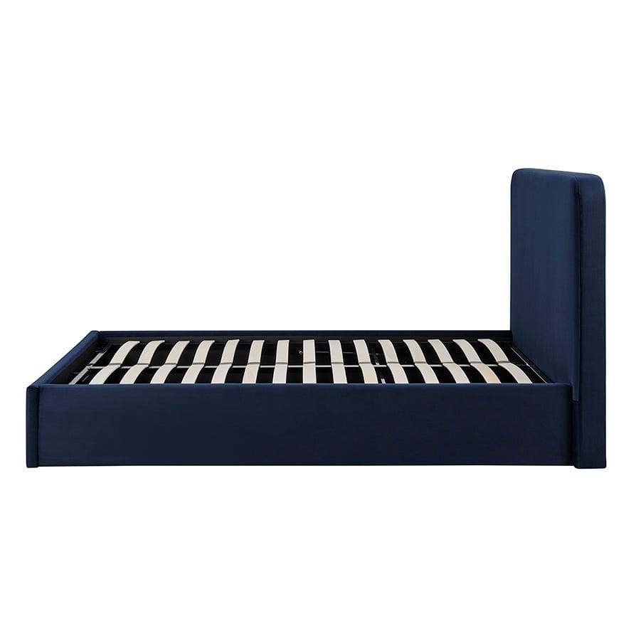 Ascot Ottoman Storage Bed - Dark Navy - DUSK