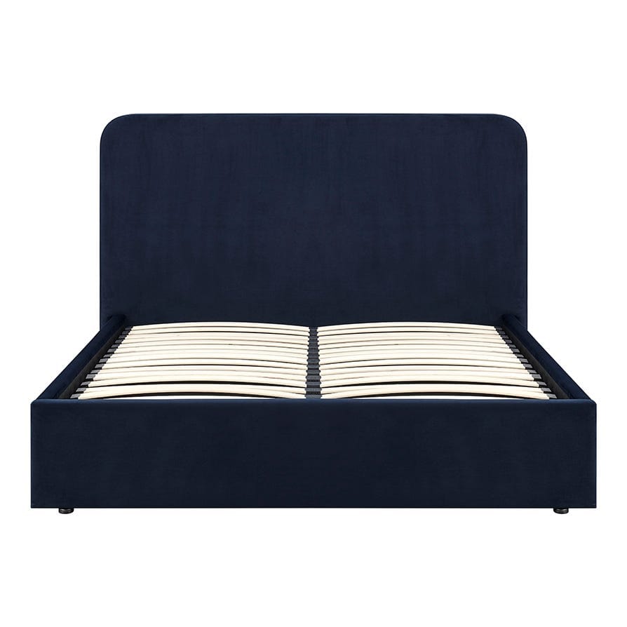 Ascot Ottoman Storage Bed - Dark Navy - DUSK