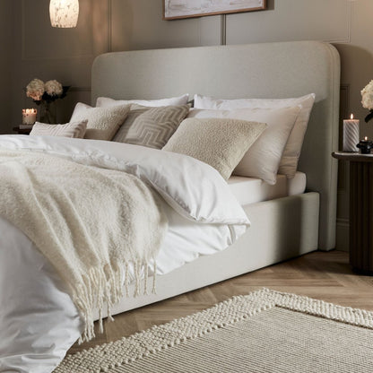 Ascot Ottoman Storage Bed - Natural - DUSK