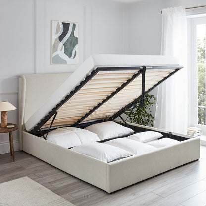 Berkeley Ottoman Storage Bed - Natural - DUSK