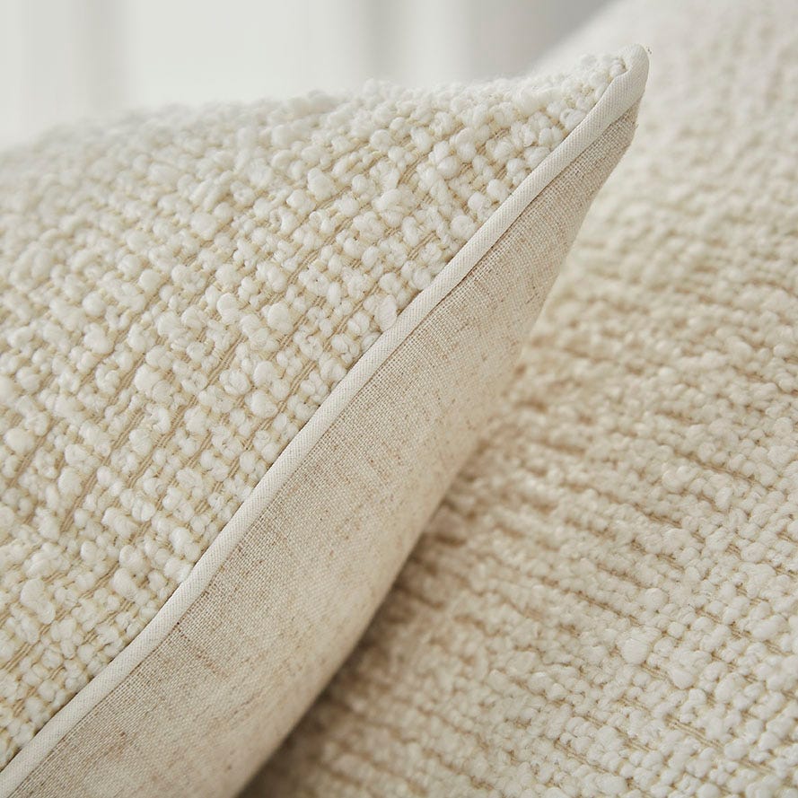 Bouclé Cushion Cover - Off White - DUSK