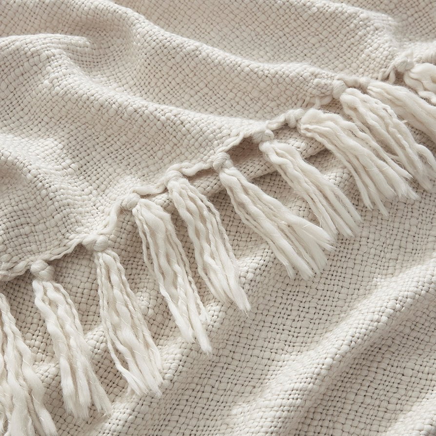 Boucle Throw 1.5 x 2m - Off White - DUSK