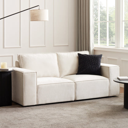 Brooklyn 2 Seater Sofa - Ivory - DUSK