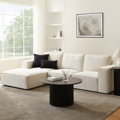 Brooklyn 3 Seater Sofa - Ivory - DUSK