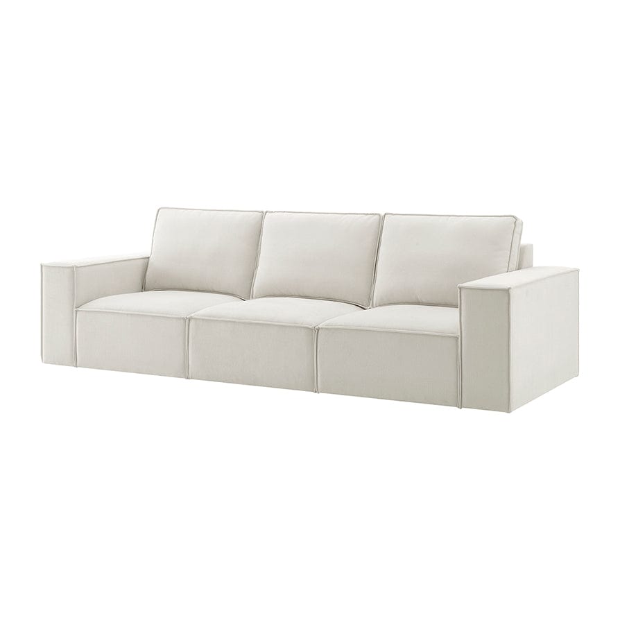 Brooklyn 3 Seater Sofa - Ivory - DUSK