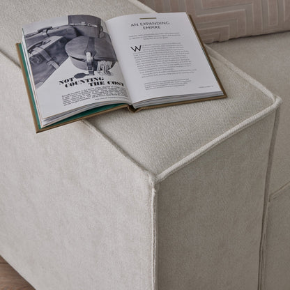 Brooklyn Large Corner Sofa - Ivory - DUSK