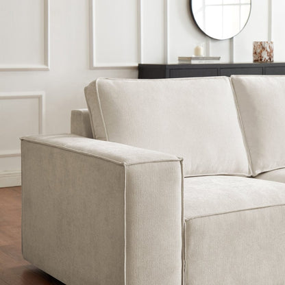 Brooklyn Large Corner Sofa - Ivory - DUSK