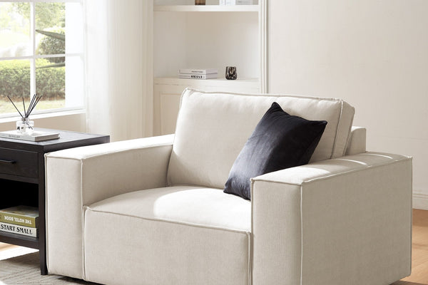 Brooklyn Loveseat - Ivory - DUSK