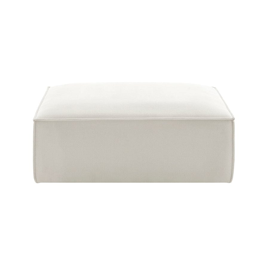 Brooklyn Pouffe - Ivory - DUSK