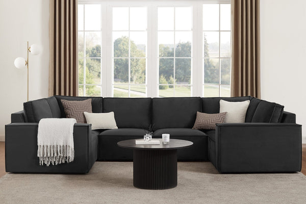 Brooklyn U-Shape Sofa - Ink - DUSK