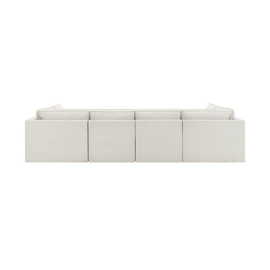 Brooklyn U-Shape Sofa - Ivory - DUSK