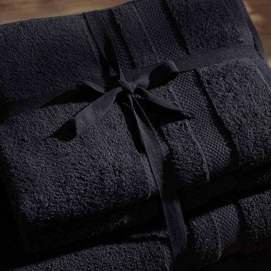 Black and gray online towels