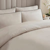 Cambridge 200 Thread Count Duvet Cover - Natural/Black - DUSK