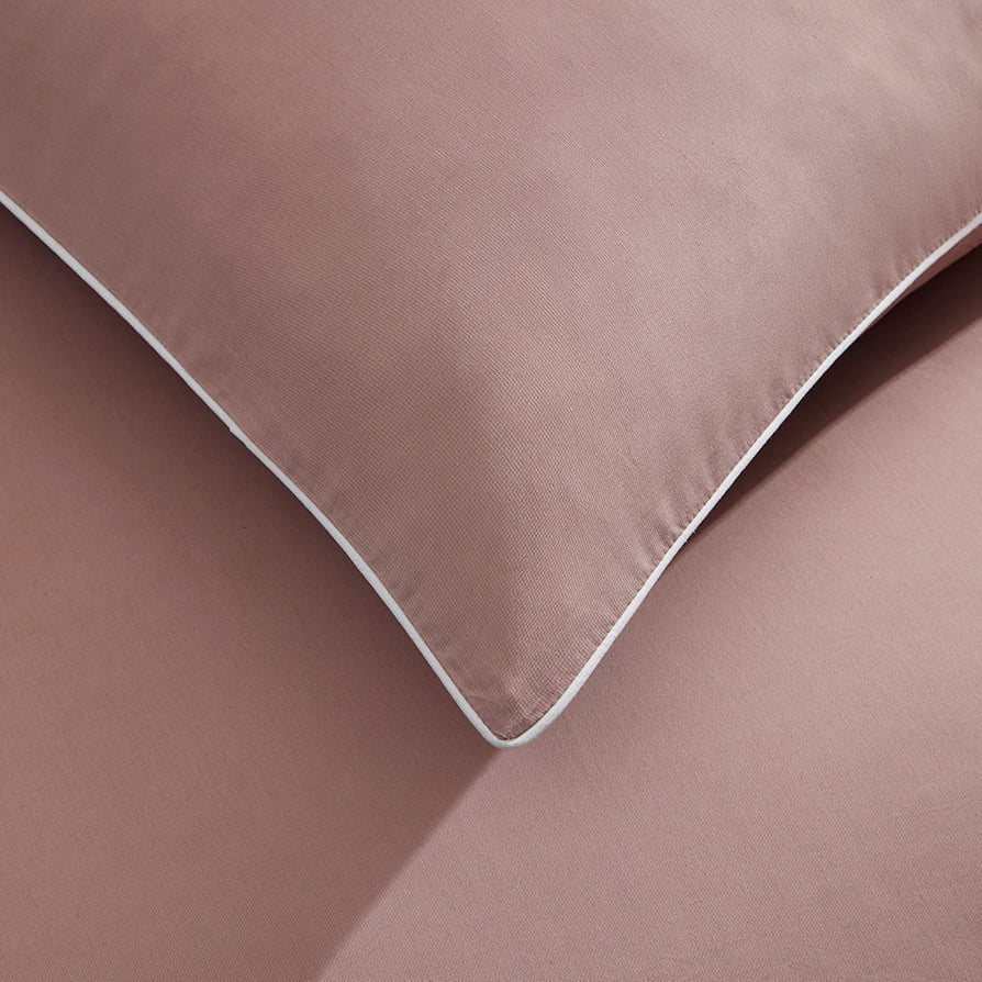 Cambridge Duvet Cover - 200 TC - Cotton - Dusky Rose - DUSK
