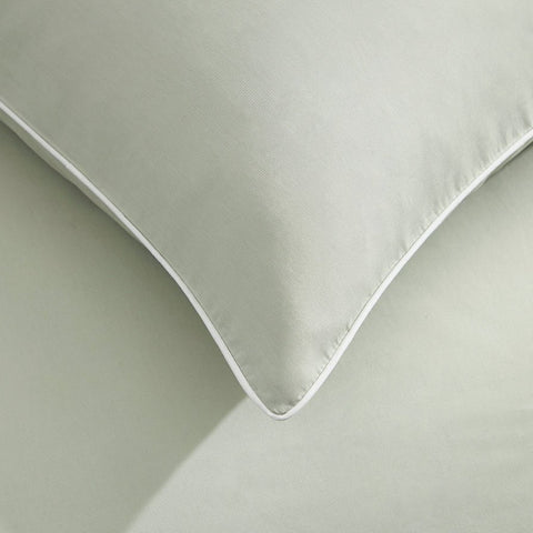 Cambridge Duvet Cover - 200 Thread Count - Cotton - Light Green – DUSK