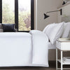 Cambridge Duvet Cover - 200 TC - Cotton - White/Grey - DUSK