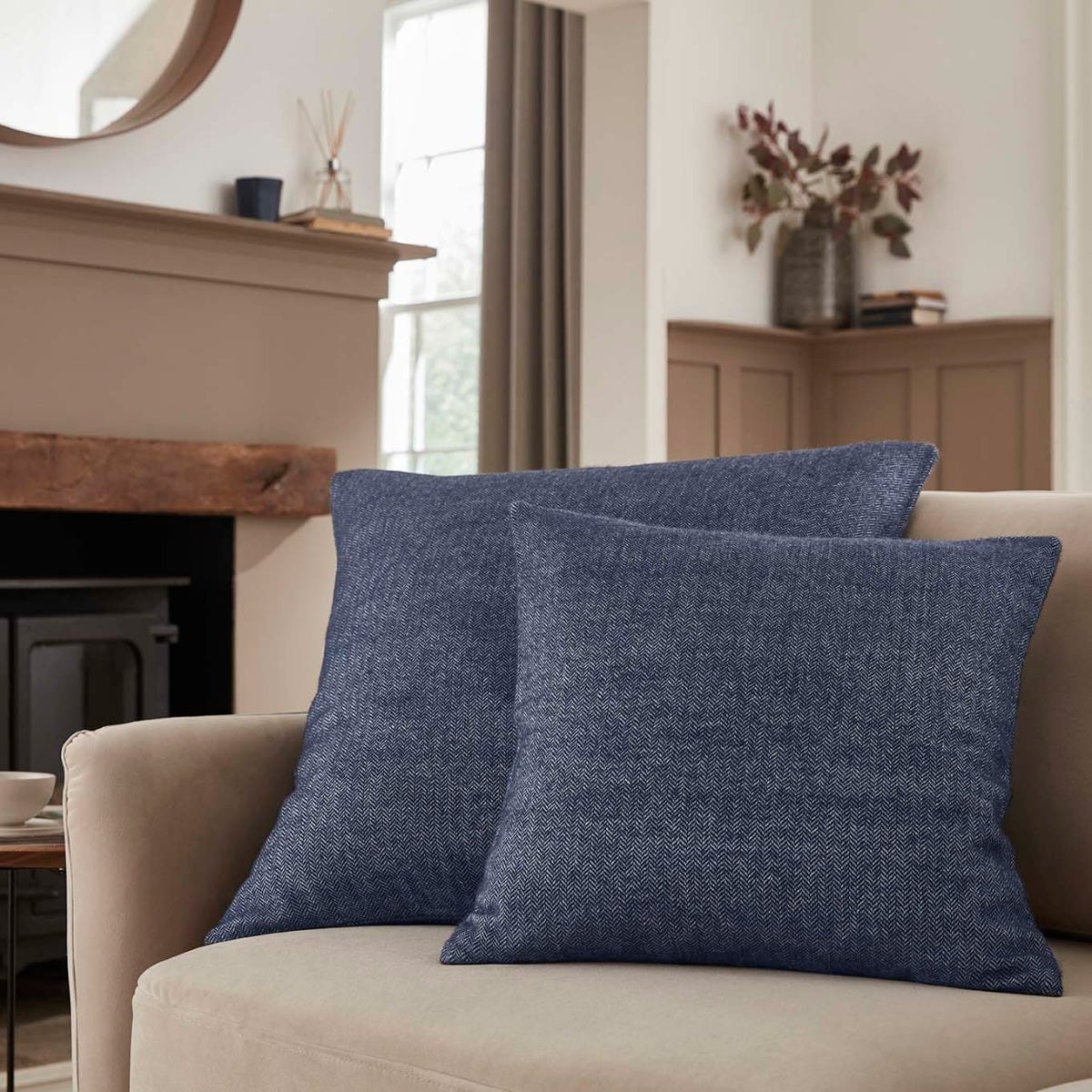 Chamonix Sofa Cushion Cover - Navy - DUSK
